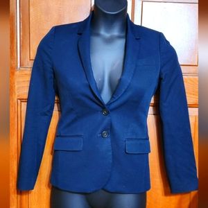 Women's J.Crew Blazer, sz 2, Navy Blue